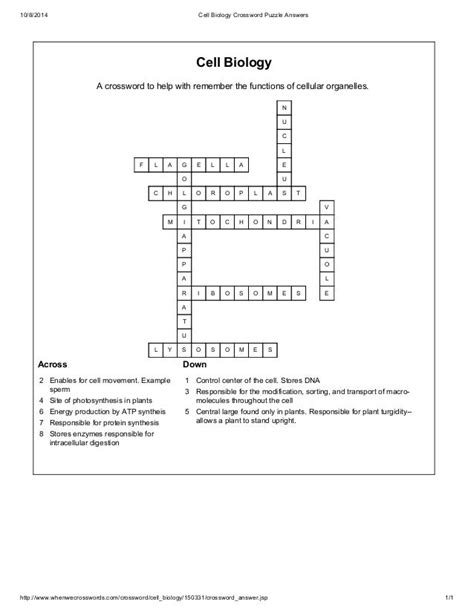 <strong>Cell crossword puzzle answers</strong>. . Cell structure crossword puzzle answer key vanessa jason biology roots